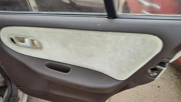 91-95 Infinity G20 Passenger Right Rear Door Trim Panel With Switches Back Brown — photo 3