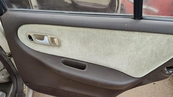 91-95 Infinity G20 Passenger Right Rear Door Trim Panel With Switches Back Brown — photo 4