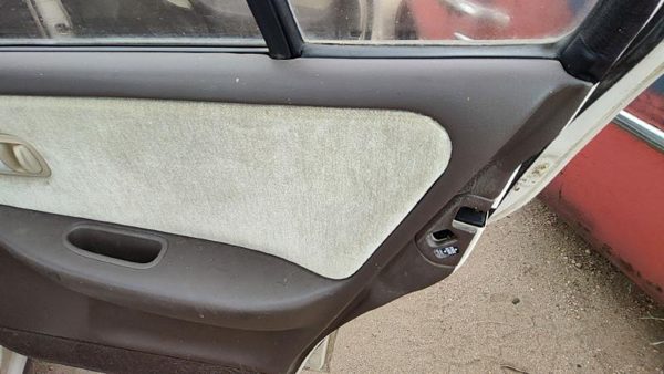 91-95 Infinity G20 Passenger Right Rear Door Trim Panel With Switches Back Brown — photo 2