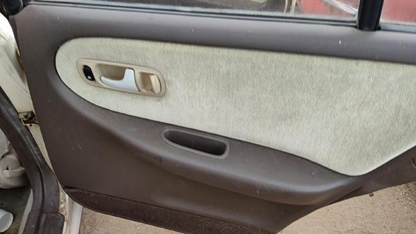 91-95 Infinity G20 Passenger Right Rear Door Trim Panel With Switches Back Brown — photo 5