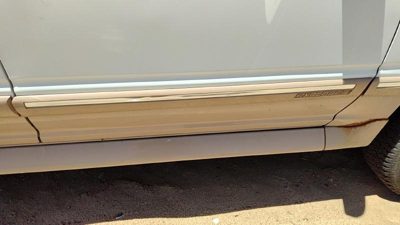 1993 Ford Explorer Passenger Right Front Moulding From Door Oem Trim Strip White