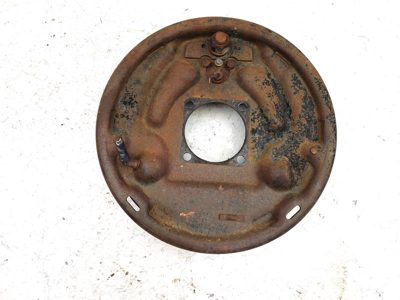 1985-2000 Gmc Sierra 2500 Passenger Right Rear Brake Backing Plate Assembly Oem