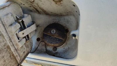 1990-1996 Ford F150 Rear Fuel Filler Neck Assembly With Gas Cap Oem E7tz9034b