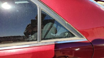 02-06 Toyota Camry Driver Left Rear Vent Window Back Door Glass With Frame Oem