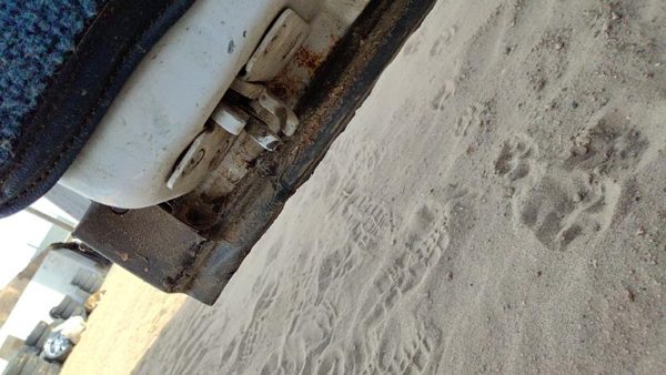 1992-1996 Gmc Van 3500 Passenger Right Rear Door Latch With Rods/Cables Oem Back — photo 3
