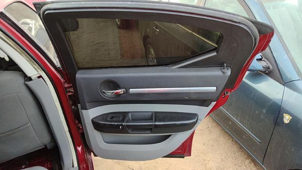 08-10 Charger Passenger Right Rear Door Trim Panel With Switches Back Slate Gray — photo 1