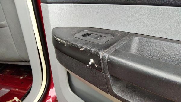 08-10 Charger Passenger Right Rear Door Trim Panel With Switches Back Slate Gray — photo 6