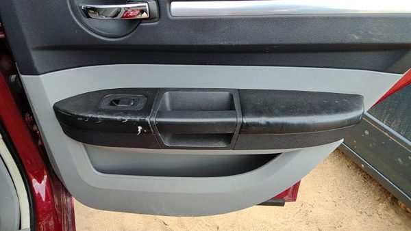 08-10 Charger Passenger Right Rear Door Trim Panel With Switches Back Slate Gray — photo 4