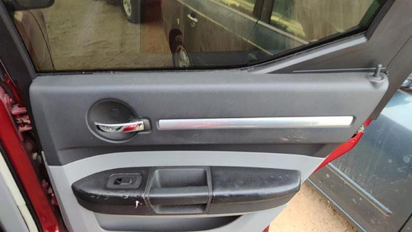 08-10 Charger Passenger Right Rear Door Trim Panel With Switches Back Slate Gray — photo 3