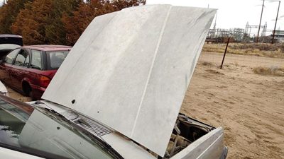 1991 Volvo 740 Hood Silver