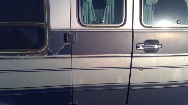 1989 Chevy Van 20 Series Rear Door RH Blue — photo 4