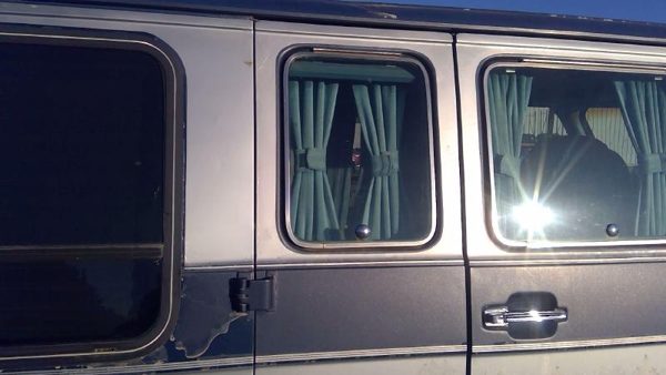1989 Chevy Van 20 Series Rear Door RH Blue — photo 6