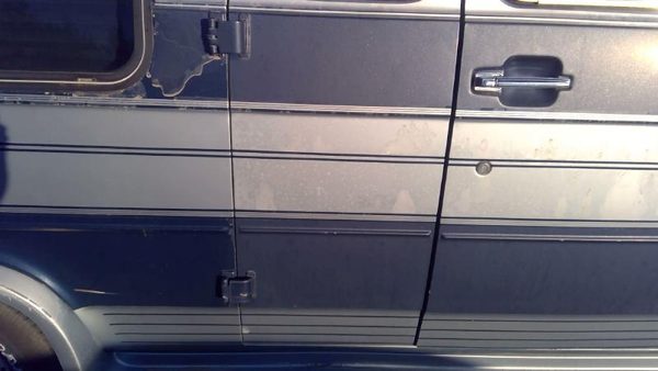 1989 Chevy Van 20 Series Rear Door RH Blue — photo 2