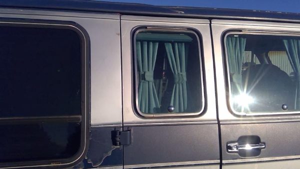 1989 Chevy Van 20 Series Rear Door RH Blue — photo 7