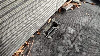 91-94 Chevy S10 Blazer Passenger Right Front Seat Belt Buckle Receiver Oem Black