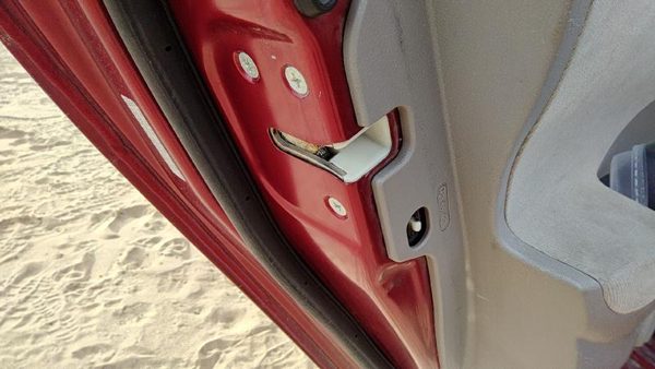 2010-2014 Honda Insight Driver Left Rear Door Latch With Rods/Cables Oem Back — photo 1