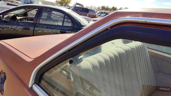 1985 Pontiac Sunbird Passenger Right Chrome Drip Rail Oem 2 Door — photo 2