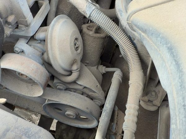 94-97 Ford F250 Power Steering Pump With Mount Bracket Oem 7.3L — photo 1