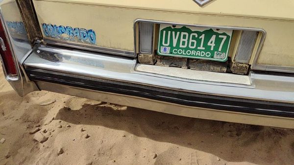 1980-1984 Cadillac Deville Chrome Rear Bumper Assembly With Brackets Oem Back — photo 4