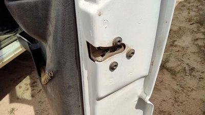 94-03 S10 Pickup Passenger Right Front Door Latch With Rods/Cables Oem 15066137