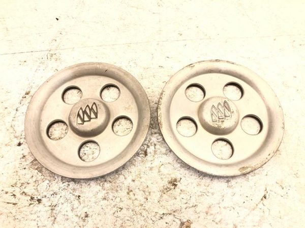 2000-2005 Buick Lesabre Pair Of Front Center Hub Caps Oem Wheel Cover 9594028 — photo 2