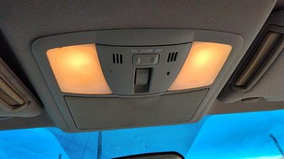 07-09 Nissan Altima Center Overhead Console Dome Light Map Lamp Cubby Charcoal G