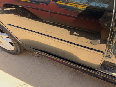 06-13 Chevy Impala Passenger Right Rear Moulding From Door Oem Back Black 41U