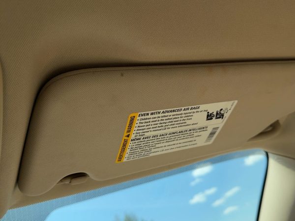 06-16 Impala Passenger Right Sun Visor Oem Without Illumination Neutral 522 — photo 3