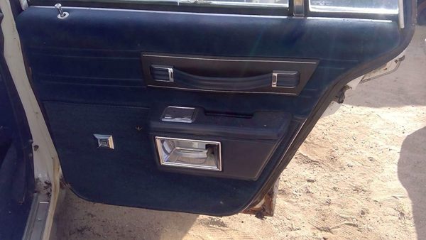86 Chevy Caprice Passenger Right Rear Inside Door Trim Panel Only Oem Back Blue — photo 2