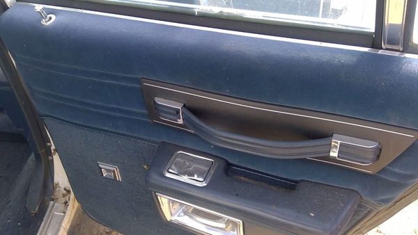 86 Chevy Caprice Passenger Right Rear Inside Door Trim Panel Only Oem Back Blue — photo 6