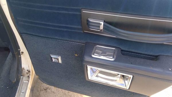 86 Chevy Caprice Passenger Right Rear Inside Door Trim Panel Only Oem Back Blue — photo 9
