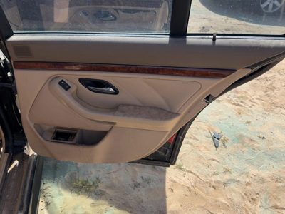 2001 BMW 530I Passenger Right Rear Door Trim Panel with Switches Tan 51428237804