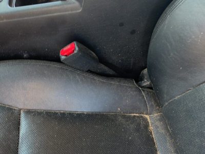 2006-2010 Infiniti M35X Driver Left Front Seat Belt Buckle Receiver Oem Graphite