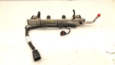 2008-2012 New Style Malibu Complete Fuel Rail With Injectors Set Loaded Oem 2.4L
