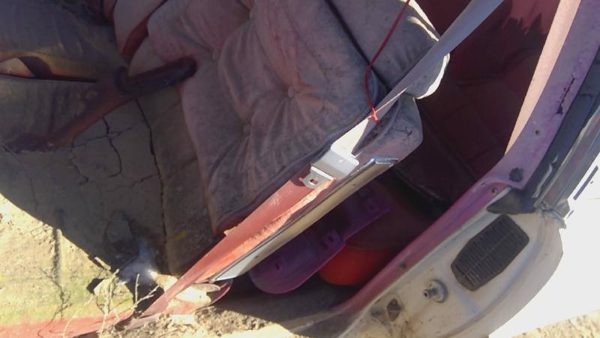 78-87 Buick Regal Driver Left Front Seat Belt Retractor Oem Shoulder Red — photo 2