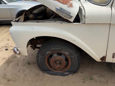 1967-1972 Ford F350 Driver Left Front Fender Oem White C7Tz16006A