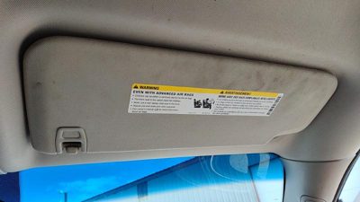 2007-2014 Chevy Tahoe Passenger Right Sun Visor Oem 22764800