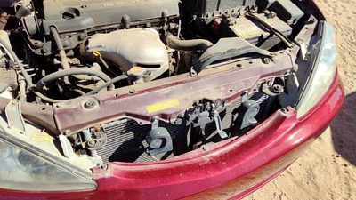 2002-2006 Toyota Camry Upper Radiator Support Tie Bar Oem 5320133909