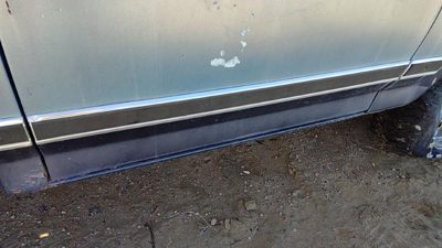 80-86 Ford F150 Passenger Right Front Lower Moulding From Door Oem Trim Strip