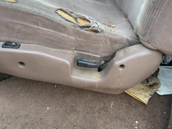92-97 Ford F250 Passenger Right Side Seat Trim Panel Oem Brown Rk — photo 4