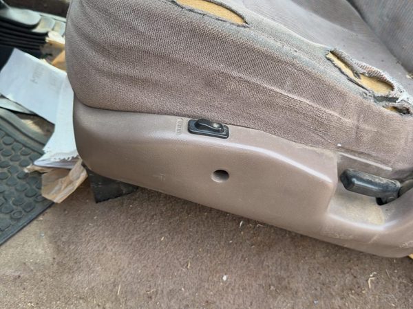 92-97 Ford F250 Passenger Right Side Seat Trim Panel Oem Brown Rk — photo 3