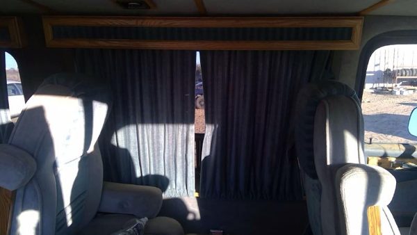 1989 Chevy Van 20 Series Rear Door Trim Panel RH G20 Complete Set Of All — photo 4