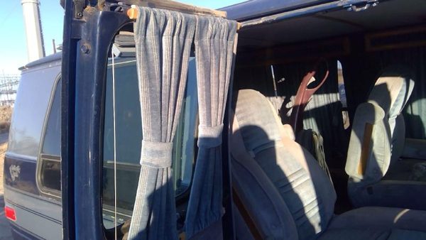 1989 Chevy Van 20 Series Rear Door Trim Panel RH G20 Complete Set Of All — photo 2