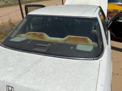 1986-1989 Honda Accord Lx Back Glass Rear Window Oem Sedan 2138329