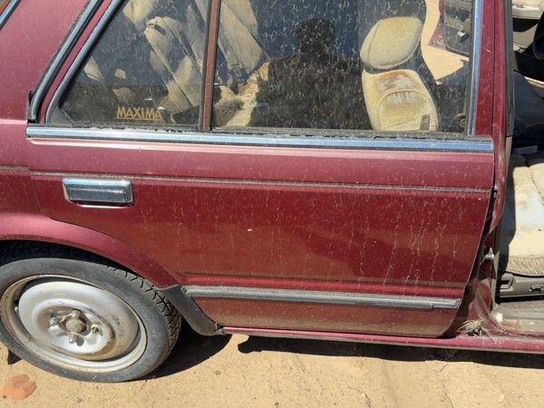 1987 Nissan Maxima Rear Door RH Red — photo 1