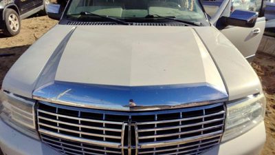 2008 Lincoln Navigator Hood Pv White Chocolate 7L7Z16612A