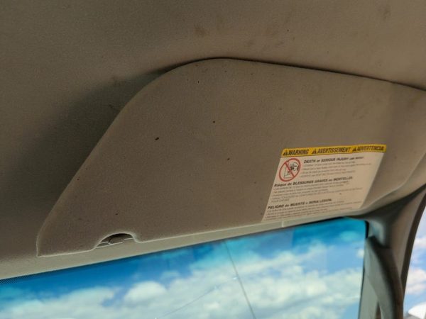 2002-2007 Ford F350 Passenger Right Sun Visor Oem Gray 5C3Z2504104Aaa — photo 4