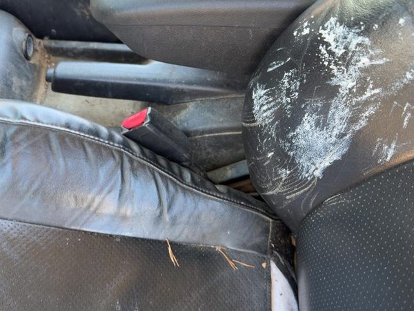 2005-2010 Chevy Cobalt Driver Left Front Seat Belt Buckle Receiver Oem Ebony 192 — photo 2