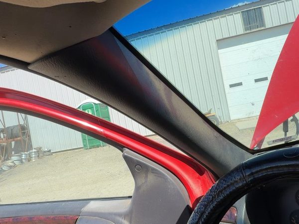 00 Grand Cherokee Driver Left A Pillar Trim Windshield Post Panel Oem Gray Dlaz — photo 2