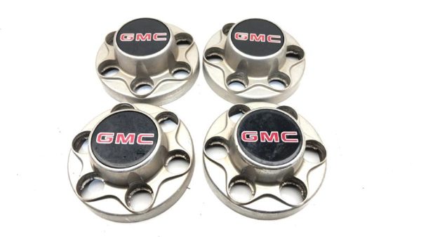 95-99 Gmc Sierra 1500 Set Of 4 Center Cap Wheel Center Hub Covers Chrome 46282 — photo 1
